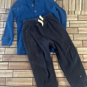 Boys 24 Months Tommy Hilfiger Shirt and Pants Bundle